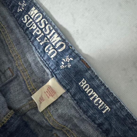 Mossimo Supply Co Bootcut Jeans Dark Wash Stretch Denim - Size: 13R - Picture 4 of 9